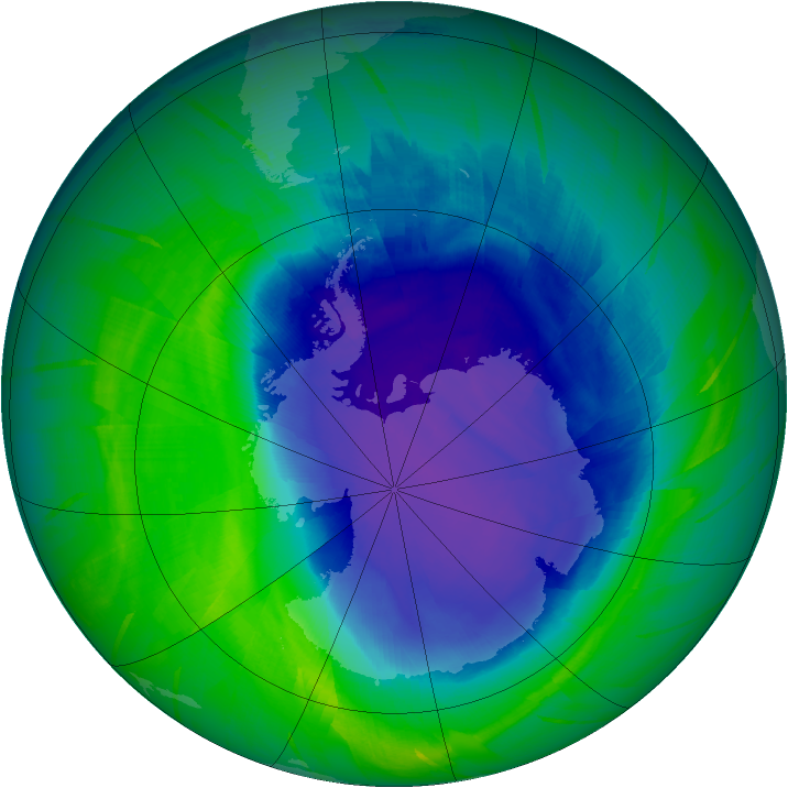 Ozone Map 2010-10-22